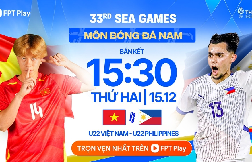 Xem trực tiếp U22 Việt Nam vs U22 Philippines, bán kết SEA Games ở kênh nào?