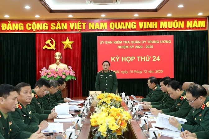 Đại tướng Nguyễn Trọng Nghĩa chủ trì kỳ họp Ủy ban Kiểm tra Quân ủy Trung ương