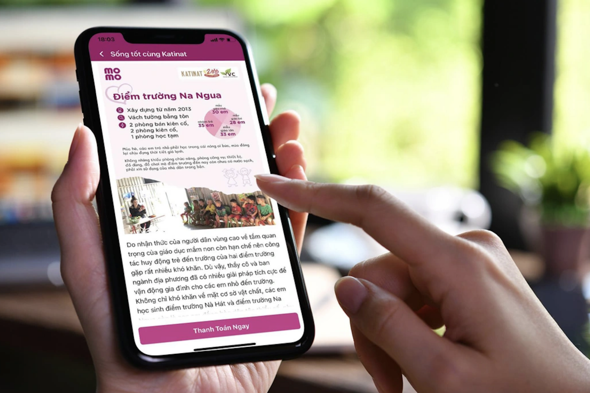 Dự án 'Sức Mạnh 2000' trên MoMo không liên quan đến Hoàng Hoa Trung