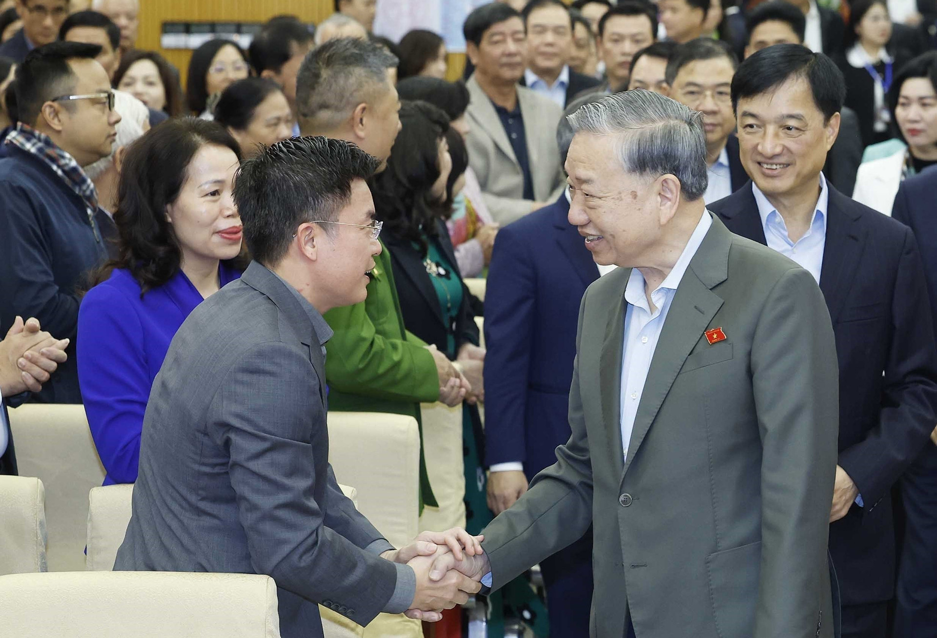 Tổng Bí thư Tô Lâm tiếp xúc cử tri 11 phường của Hà Nội