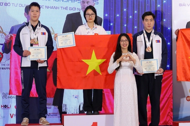 Tuyển Việt Nam đứng thứ 4 tại Giải vô địch Siêu trí nhớ thế giới lần thứ 34