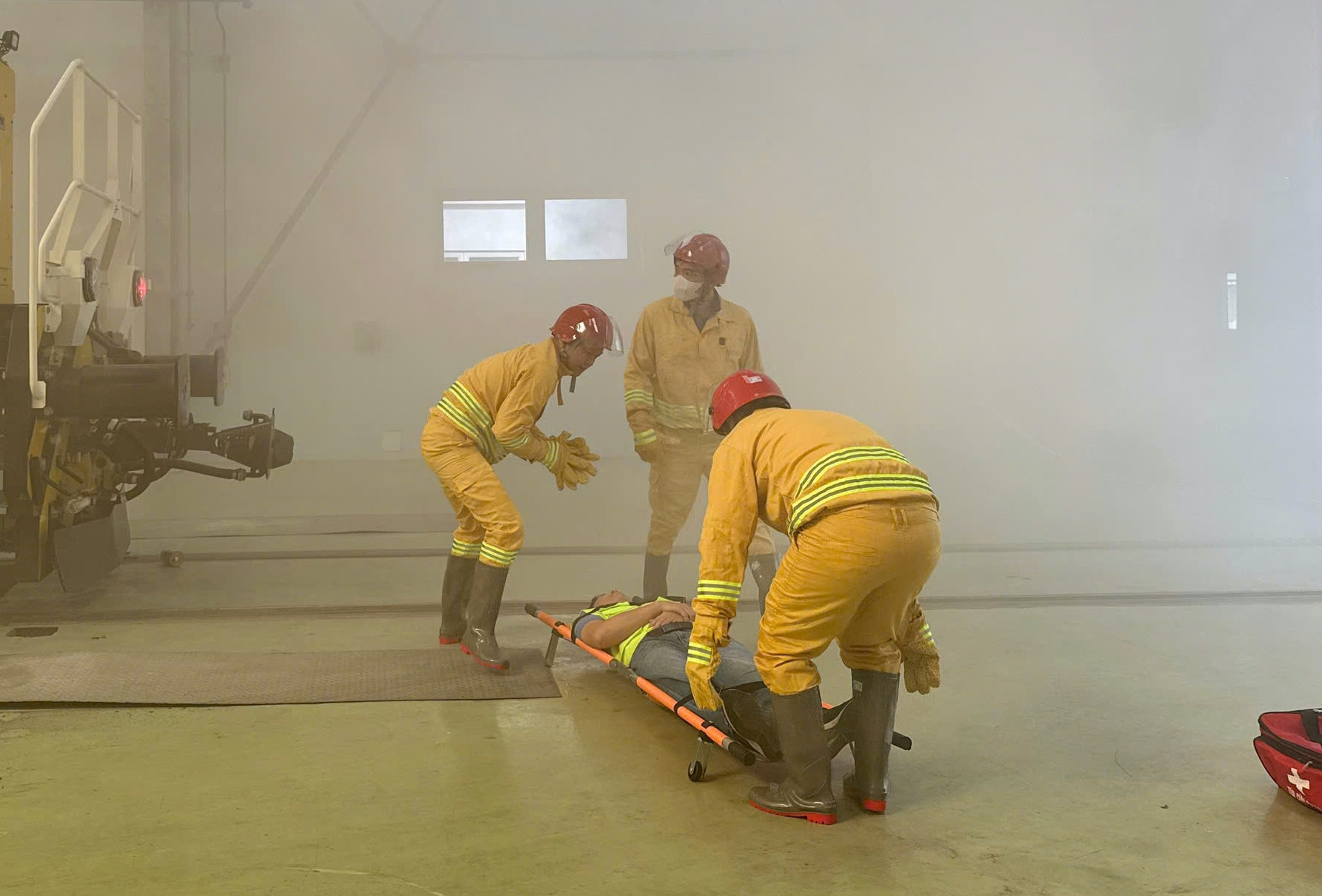 Hanoi Metro diễn tập phương án chữa cháy, cứu nạn, cứu hộ năm 2025