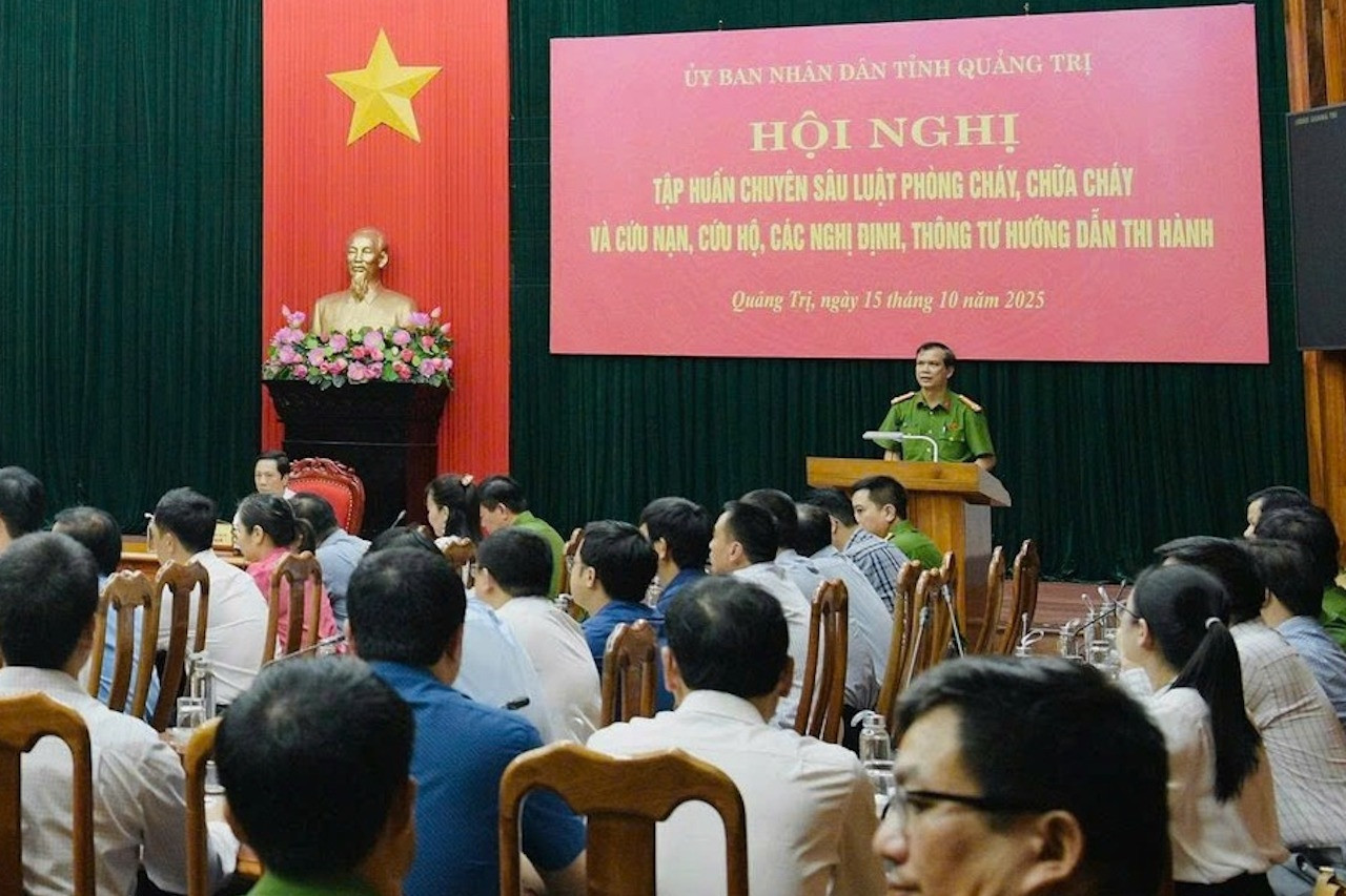 Quảng Trị tập huấn chuyên sâu Luật Phòng cháy, chữa cháy và cứu nạn, cứu hộ