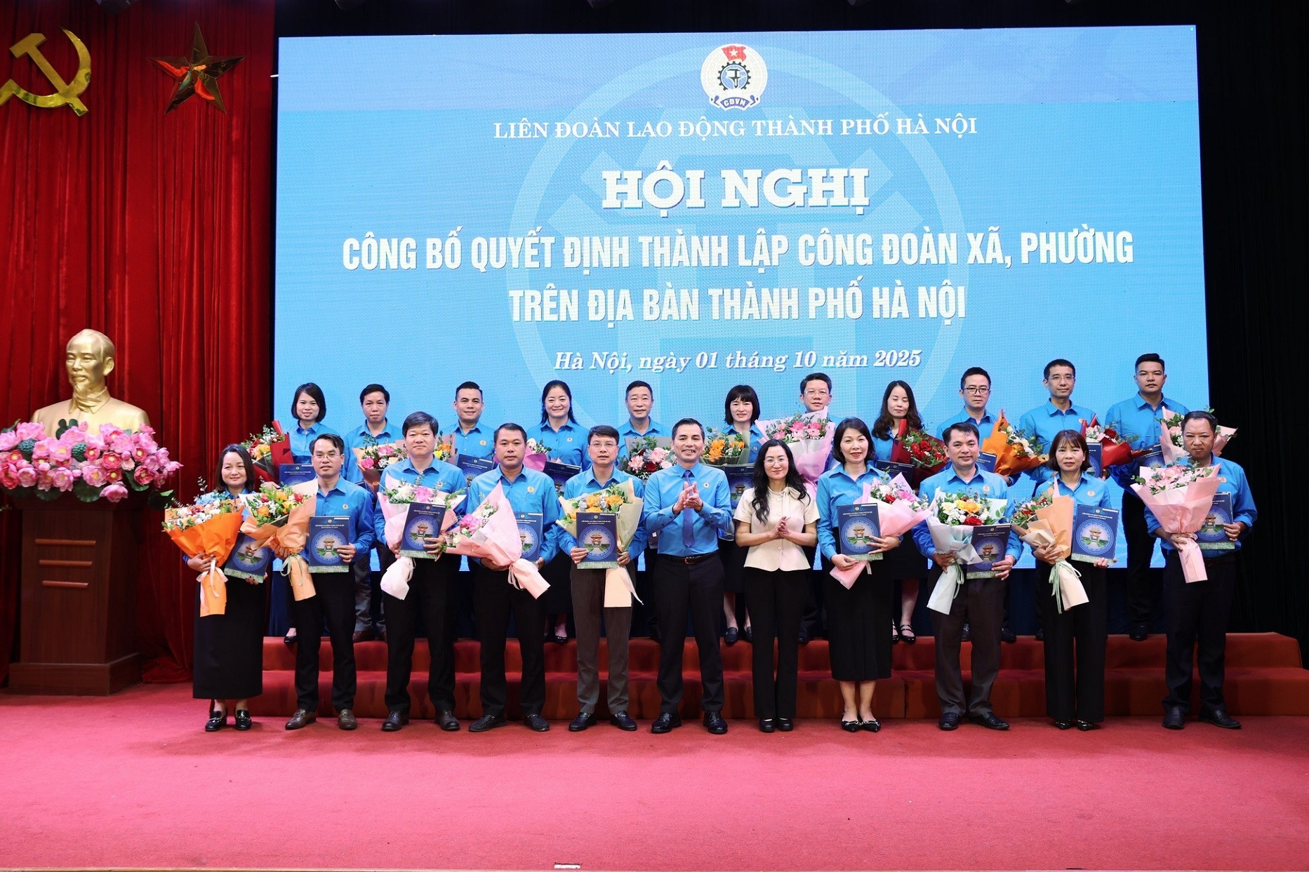 Thành lập 84 công đoàn xã, phường ở Hà Nội