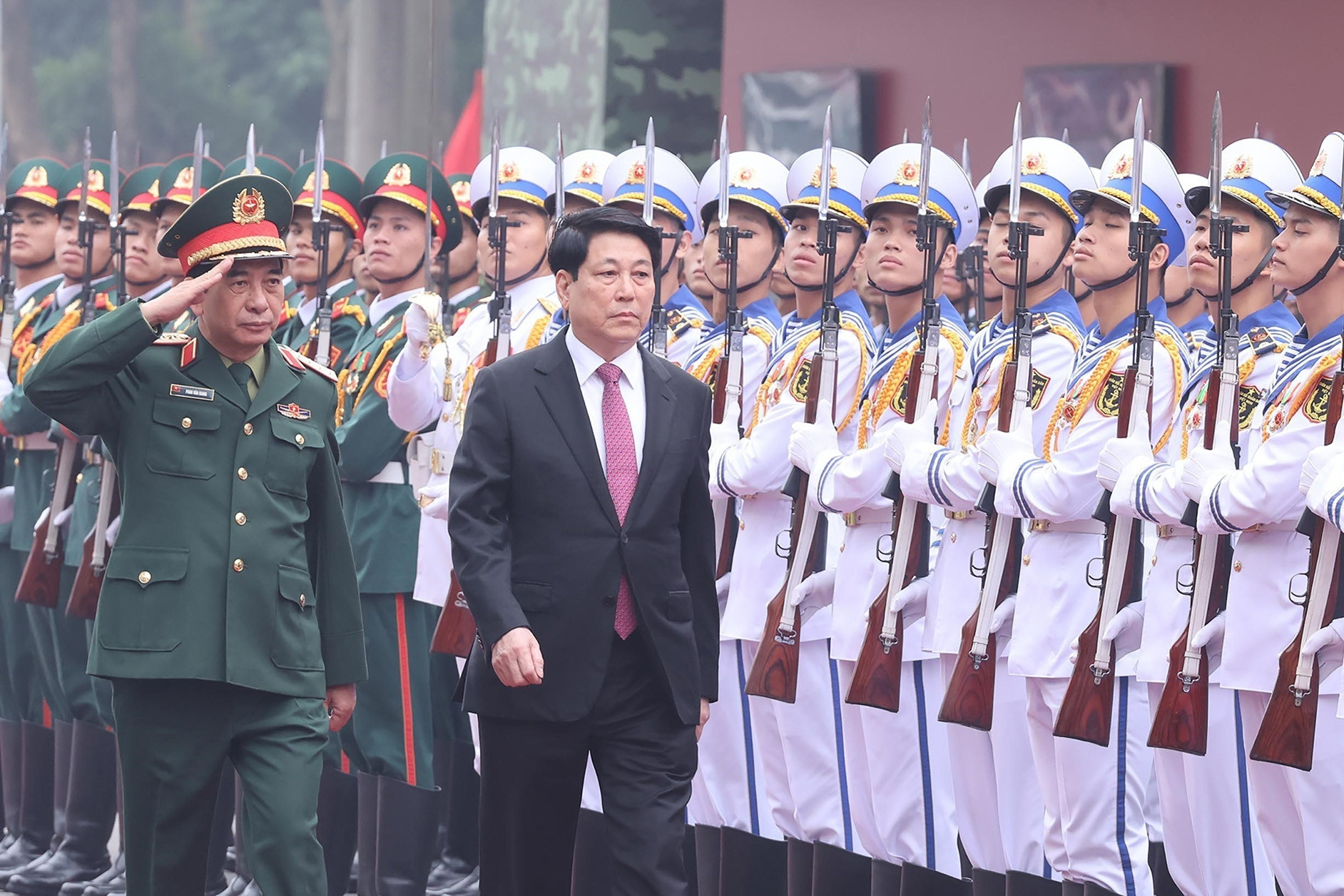 Chủ tịch nước Lương Cường dự hội nghị Quân chính toàn quân