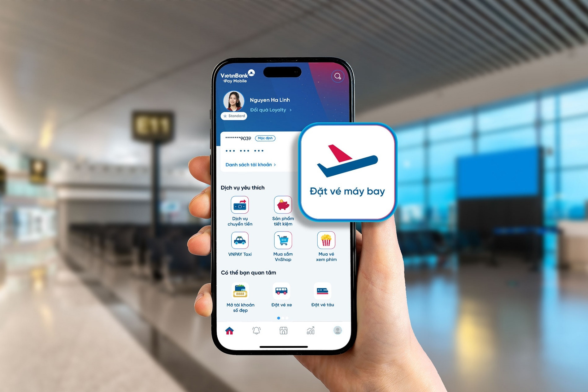 Dùng VietinBank iPay Mobile, cơ hội trúng vé máy bay khứ hồi Vietnam Airlines