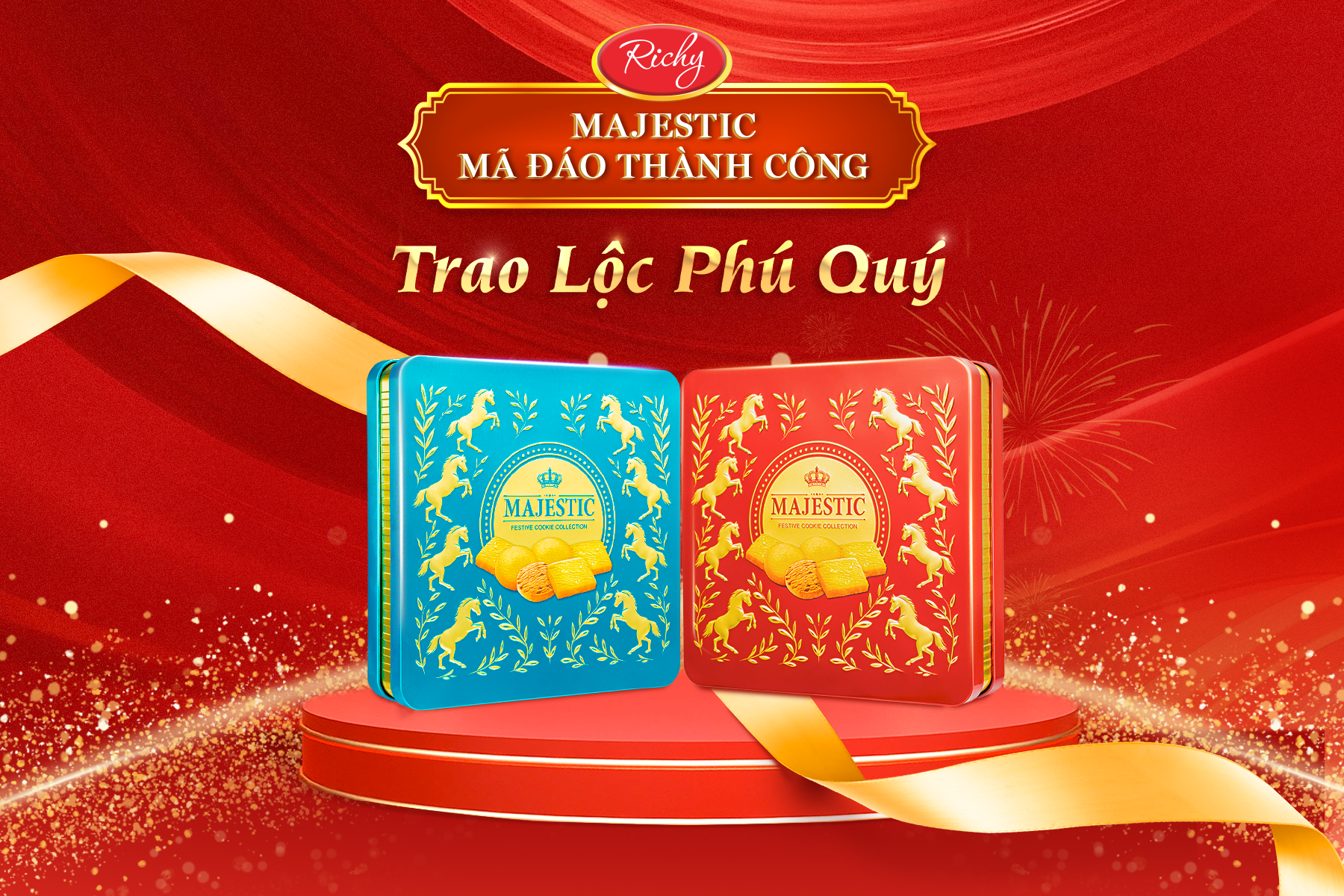 Majestic Mã Đáo Thành Công - Món quà Khởi sắc vinh hoa mùa Tết 2026 của Richy