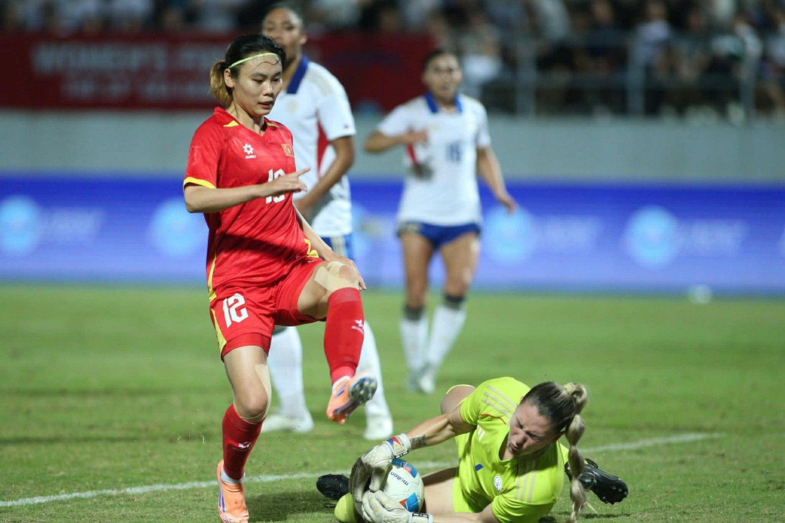Trực tiếp nữ Việt Nam 0-0 Philippines: Tấn công tìm bàn thắng (H2)