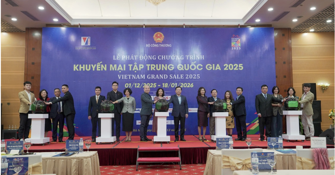 Vietnam Grand Sale 2025 - ‘Đại tiệc’ khuyến mại cuối năm trên toàn quốc