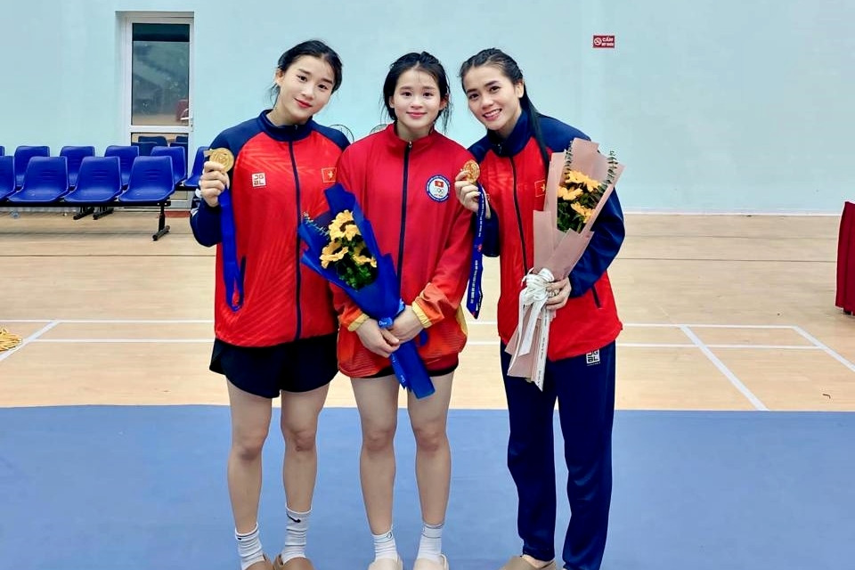 Kỳ tích thể thao Việt Nam: Ba chị em ruột cùng giành HCV SEA Games 33
