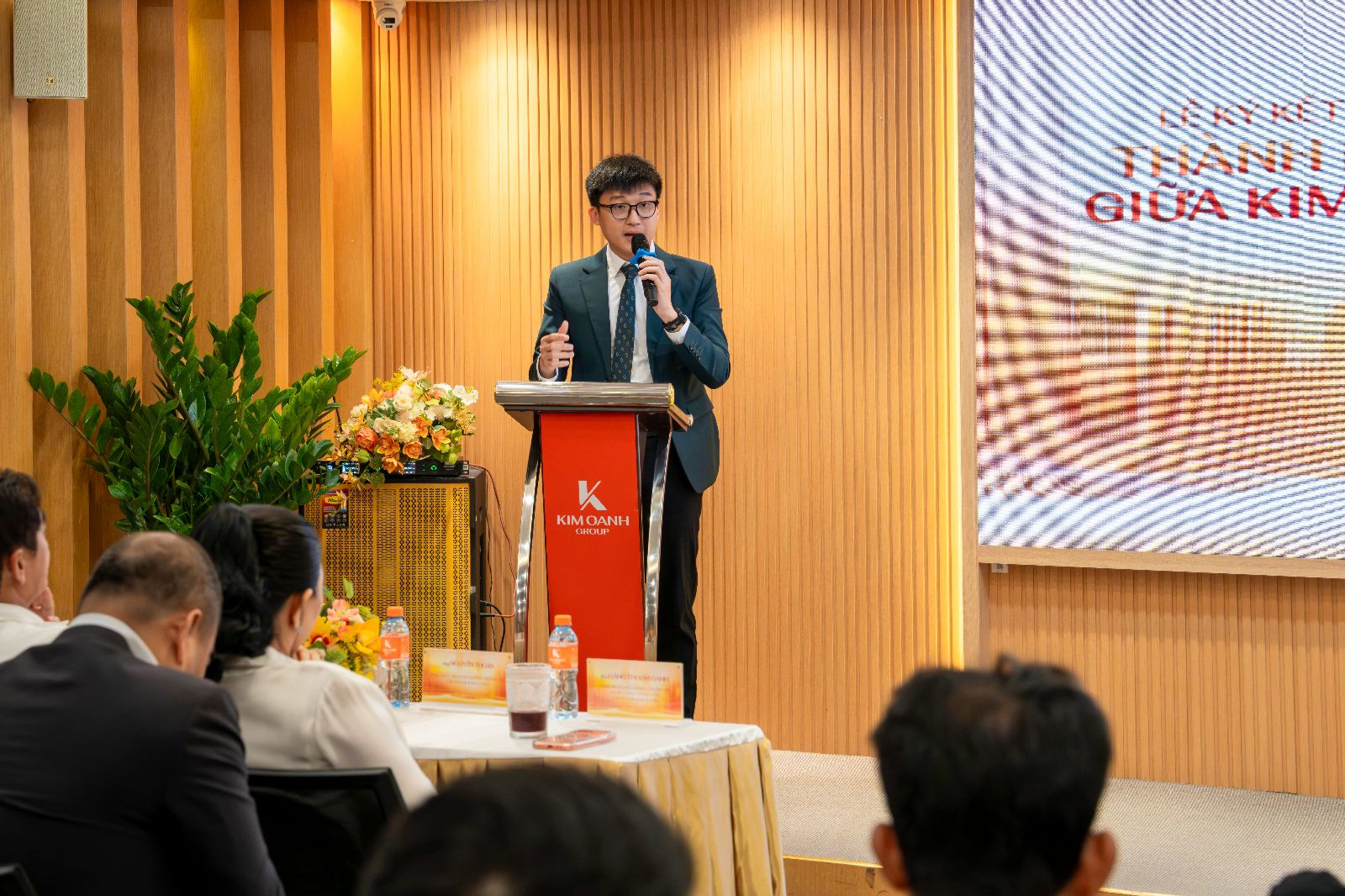 Ảnh 2 Ông Nguyễn Phú Đức – Thành viên HĐQT Kim Oanh Group chia sẻ về mục tiêu thành lập liên doanh K City.jpg