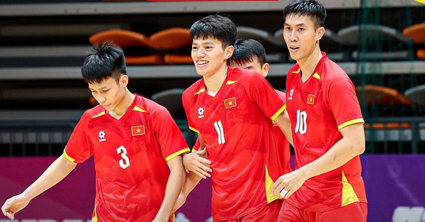 Futsal Nam Việt Nam thắng trận chia tay SEA Gam...