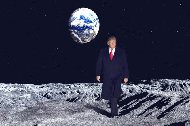 Ông Trump ký sắc lệnh nhằm đưa người Mỹ trở lại Mặt trăng vào năm 2028