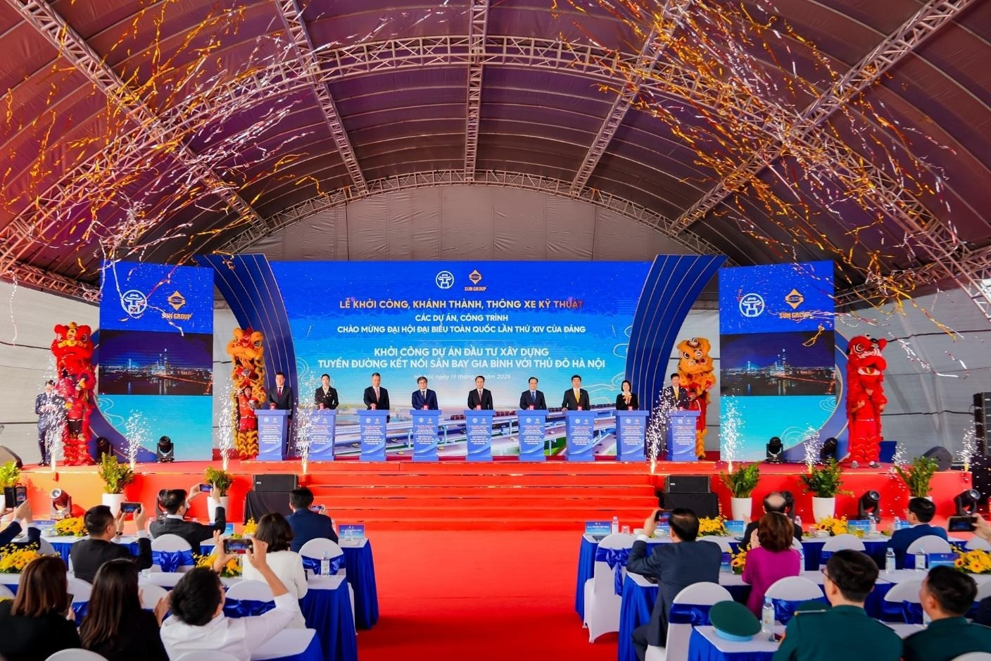 Sun Group khởi công tuyến đường 83.000 tỷ đồng kết nối sân bay Gia Bình - Hà Nội