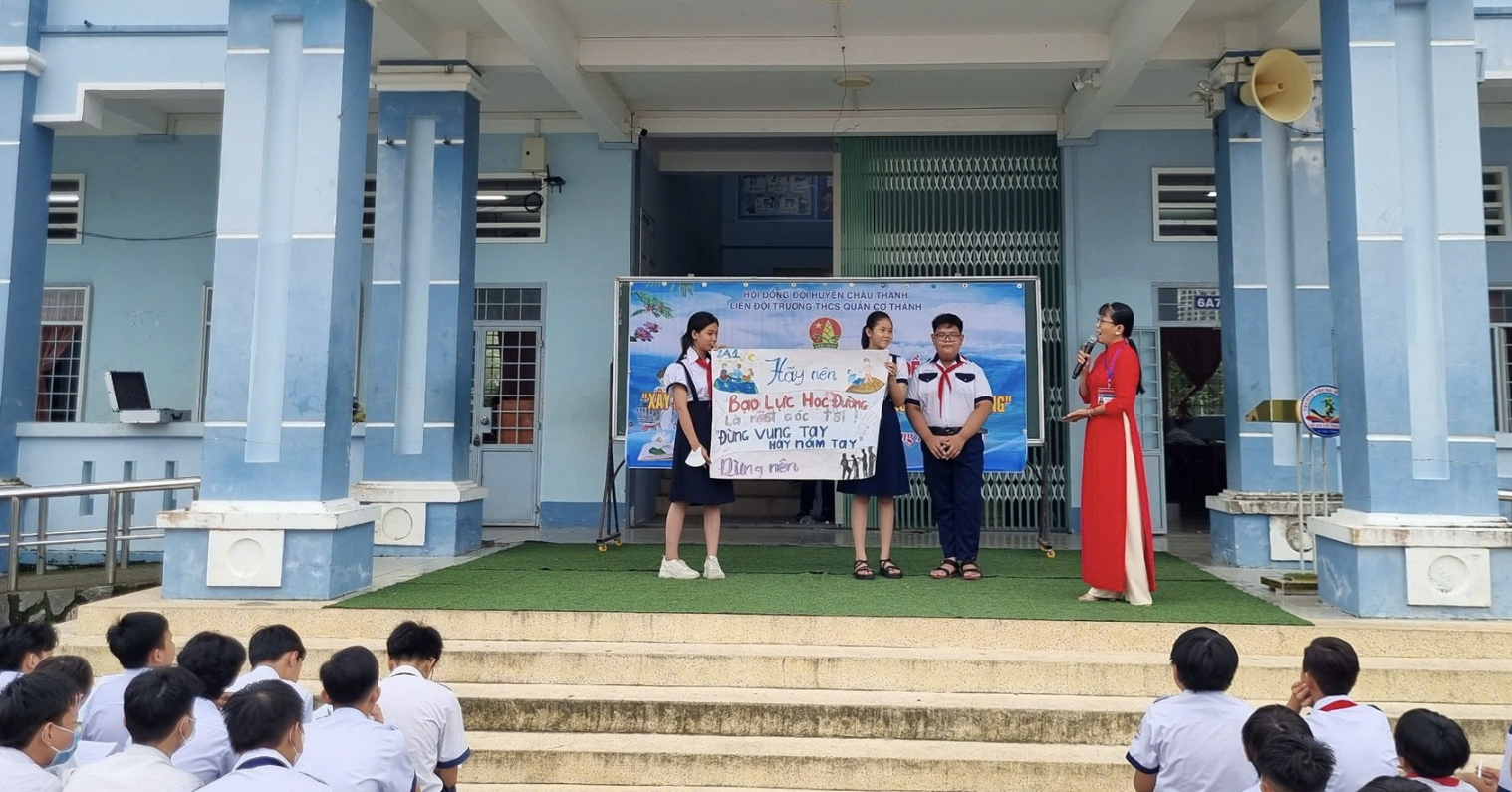 An Giang chống bạo lực học đường để xây dựng môi trường học tập an toàn