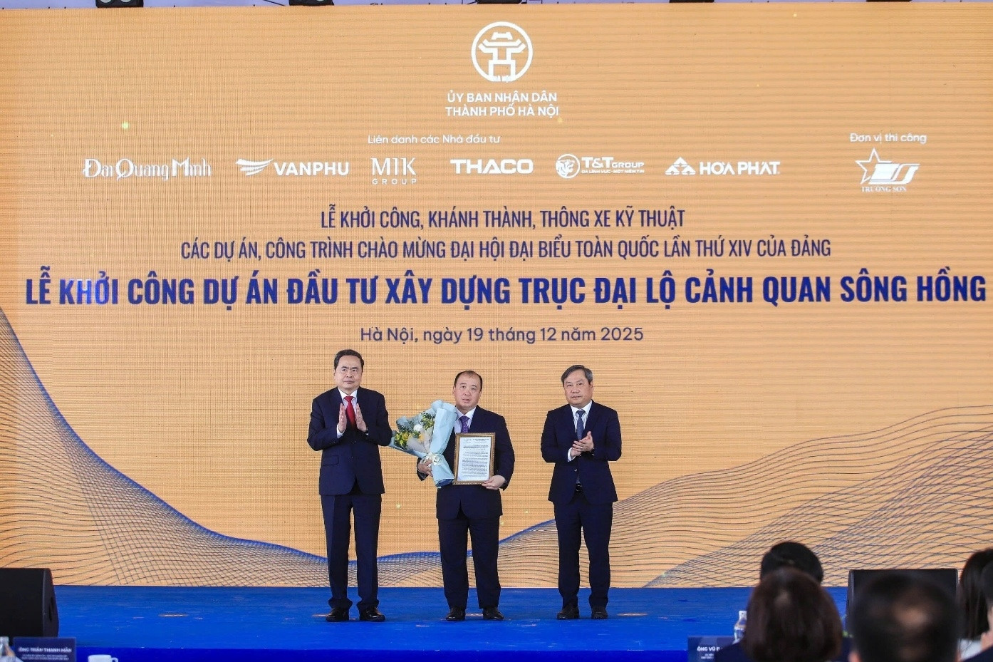 Hà Nội: Khởi công Dự án đầu tư xây dựng Trục đại lộ cảnh quan sông Hồng