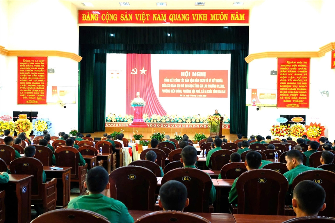 Sư đoàn 320 làm tốt công tác dân vận, thắt chặt tình đoàn kết quân dân