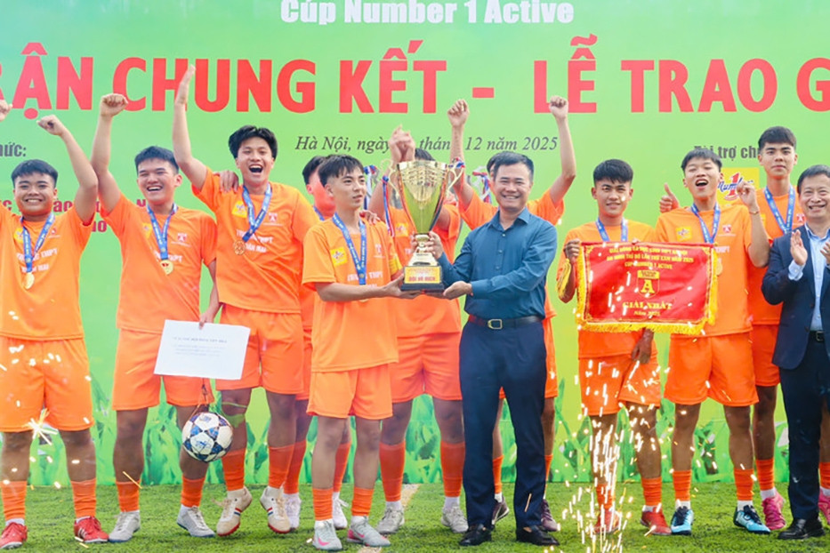 THPT Xuân Mai vô địch bóng đá học sinh Hà Nội 2025