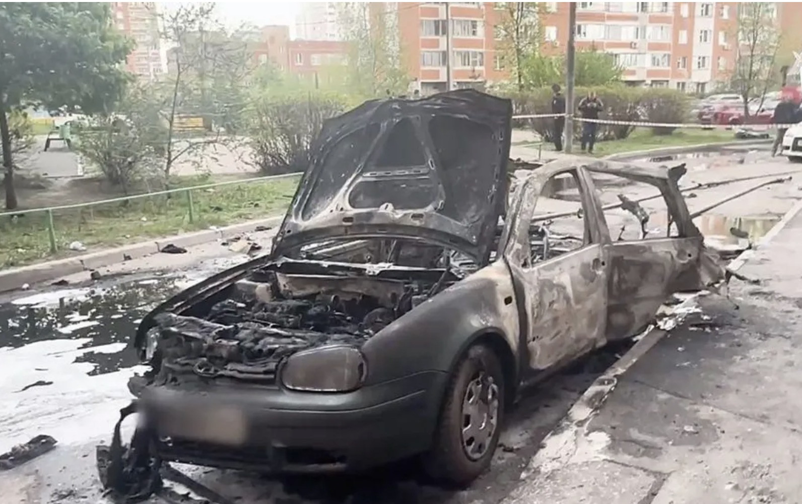 Đánh bom xe ở Moscow hồi tháng 4/2025. Ảnh: Ủy ban Điều tra Nga