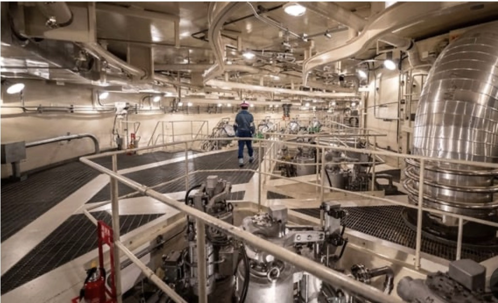 Bên trong nhà máy điện hạt nhân lớn nhất thế giới. Ảnh: RTE