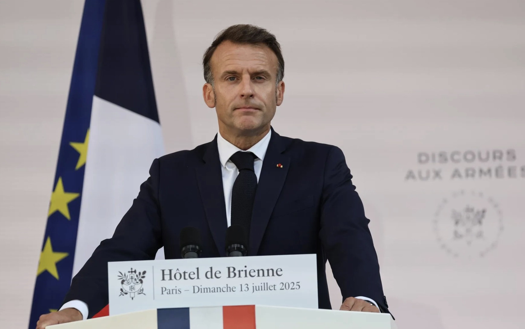 Tổng thống Pháp Macron. Ảnh: EFE/EPA