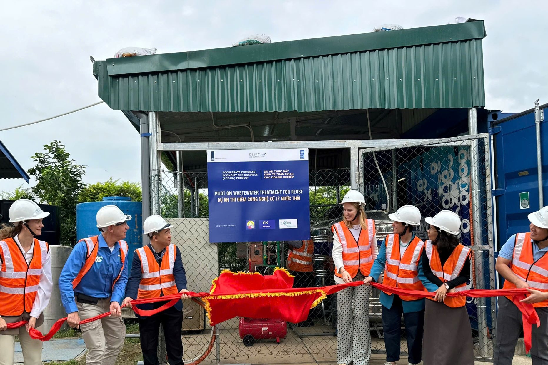 Hợp tác quốc tế thí điểm tái sử dụng nước thải tại DEEP C