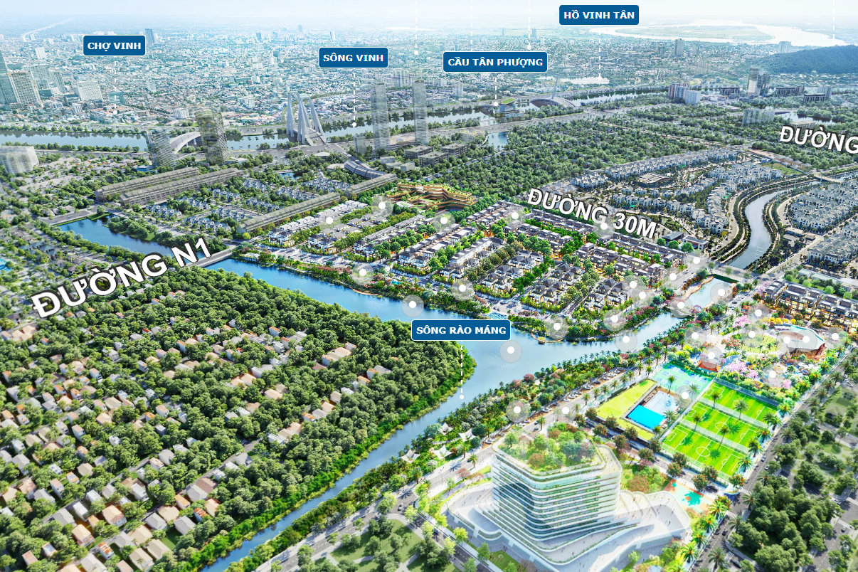 Trung tâm Nghệ An gia tăng sức hút nhờ đòn bẩy hạ tầng