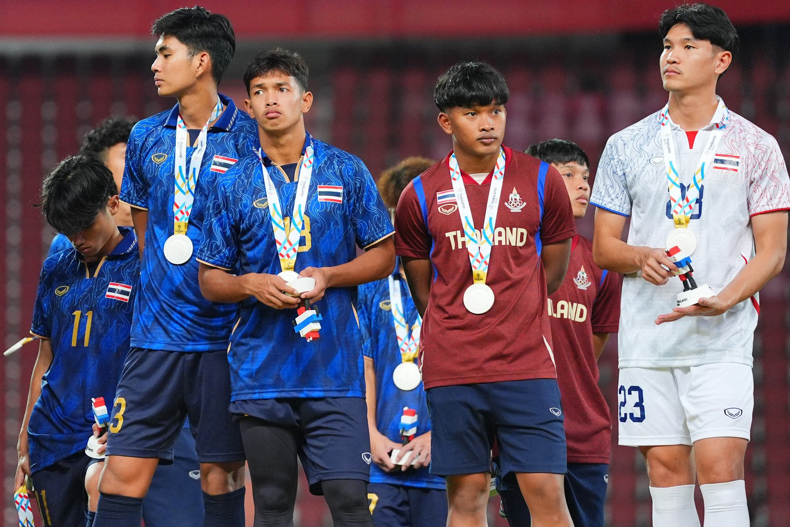 Bóng đá Thái Lan: Thất bại SEA Games, đừng mơ châu Á U22 Thai Lan SEA Games.jpg