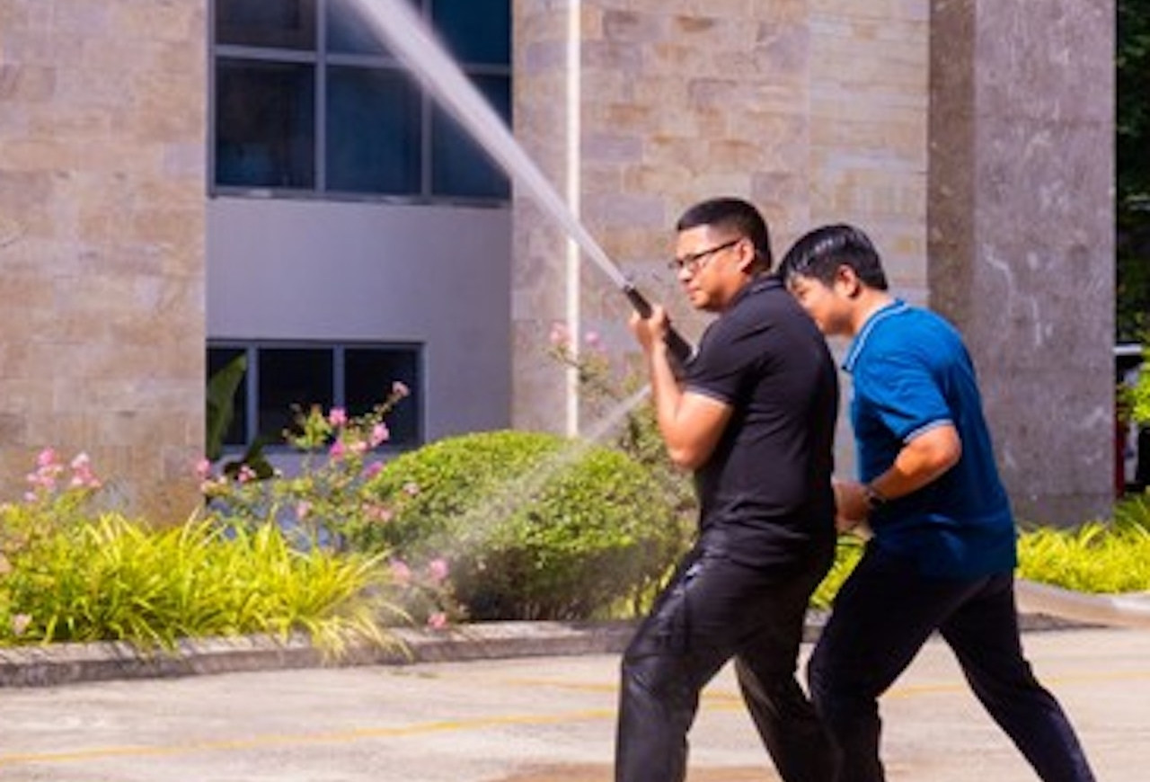 Sân bay Đà Nẵng thực tập phương án phòng cháy, chữa cháy