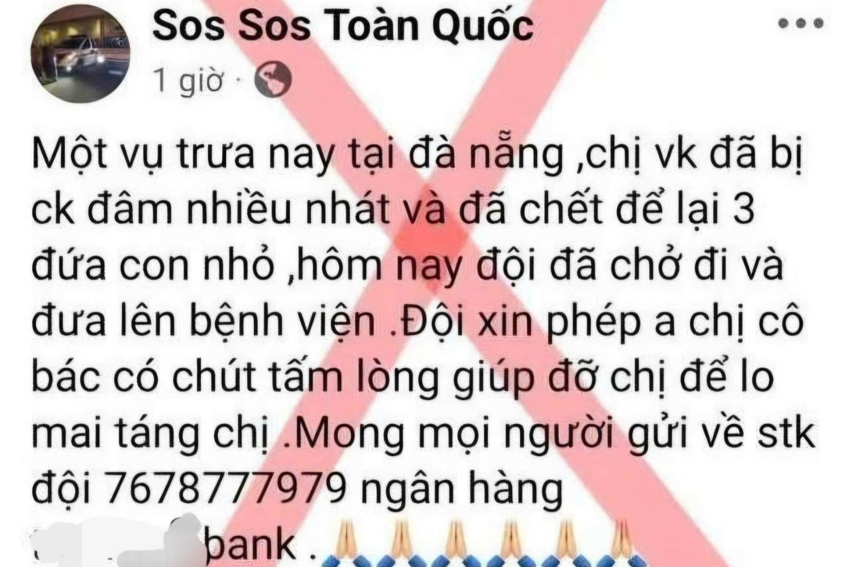 Từ vụ người phụ nữ bị tấn công giữa đường ở Đà Nẵng, công an cảnh báo thông tin lừa đảo