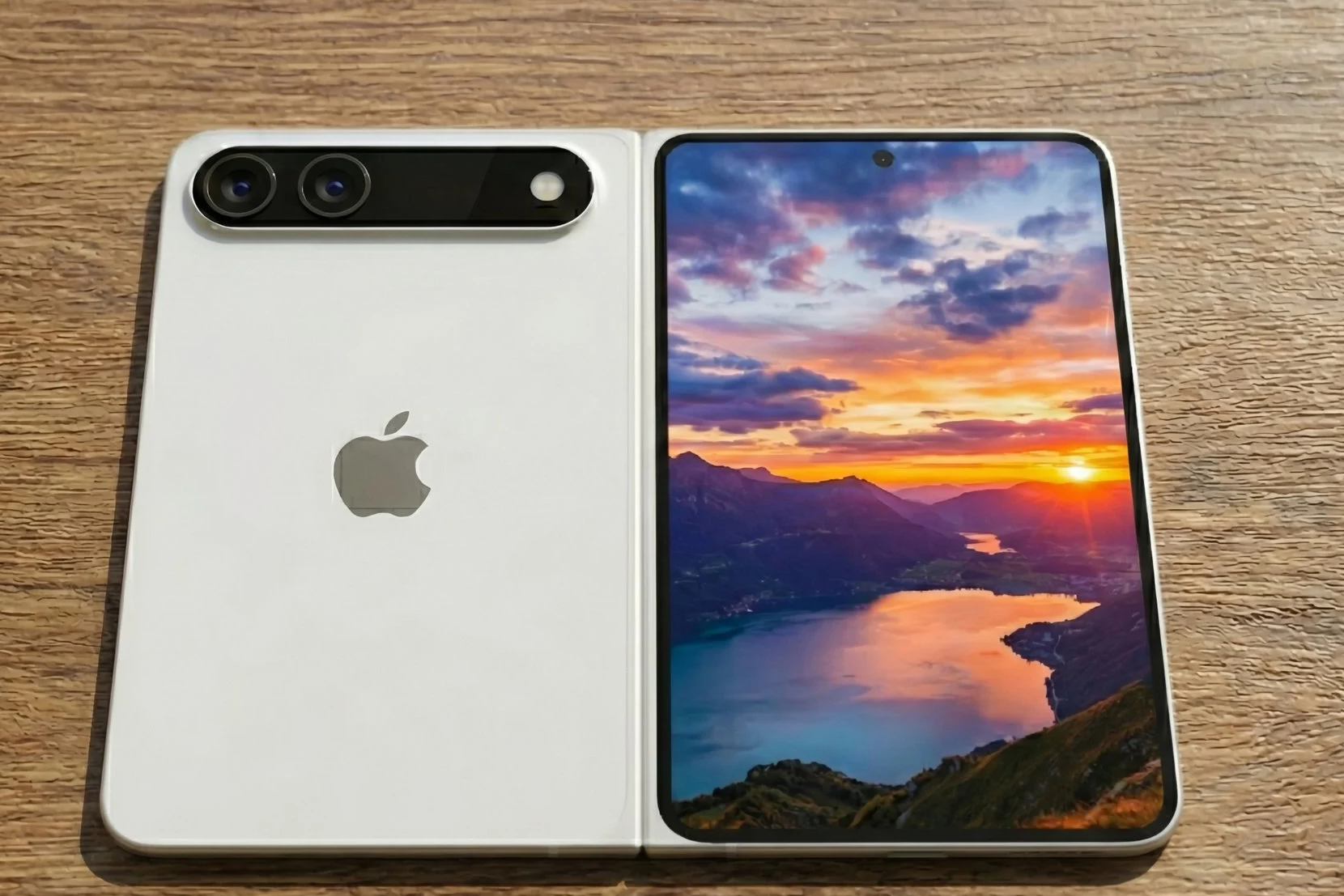 Ảnh dựng iPhone gập: Hình dung chân thực nhất về siêu phẩm iPhone Fold