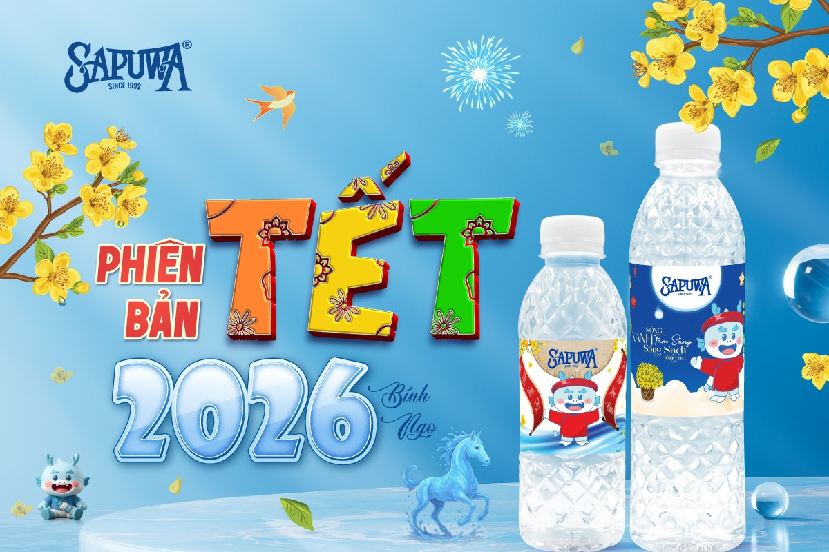 Sapuwa ra mắt diện mạo mới đón Xuân Bính Ngọ 2026