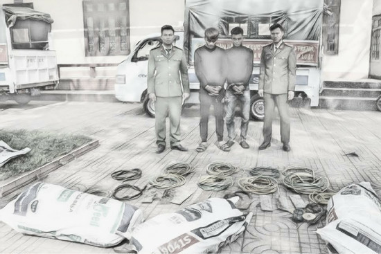 Bản tin chiều 26/12: Bắt 2 thanh niên cắt trộm cáp chống sét của trạm phát sóng Bản tin chiều 26/12: Bắt 2 thanh niên cắt trộm cáp chống sét của trạm phát sóng