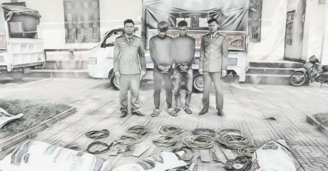 Bắt 2 thanh niên cắt trộm dây cáp chống sét của 150 trạm thu phát sóng