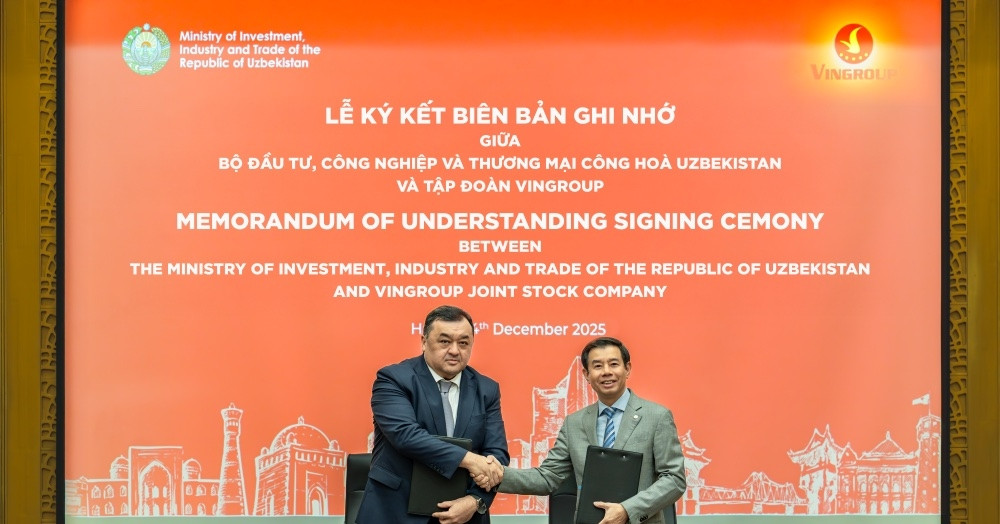 Vingroup công bố hợp tác chiến lược với chính phủ Uzbekistan