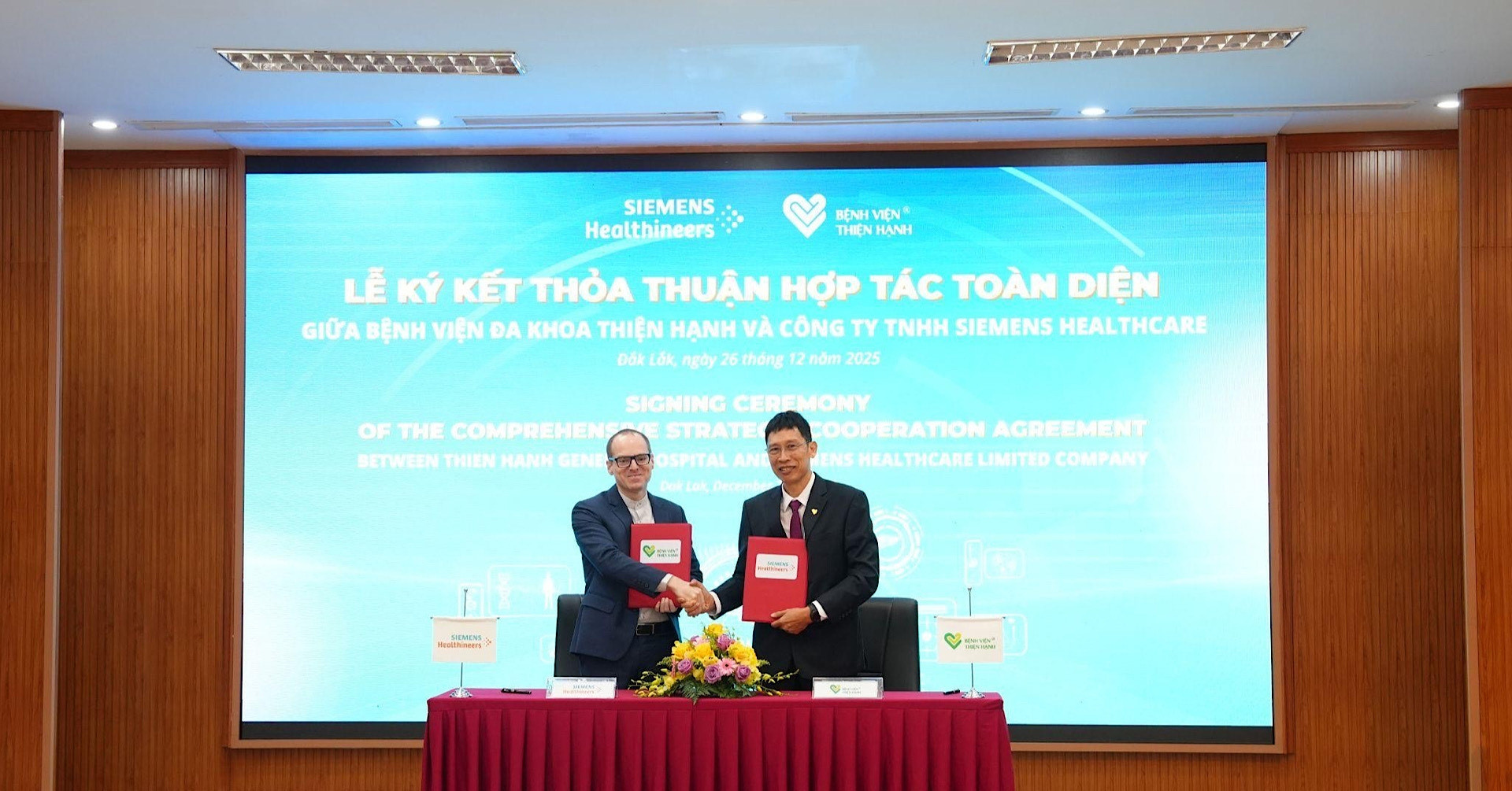 Bệnh viện đa khoa Thiện Hạnh hợp tác toàn diện cùng Siemens Healthineers