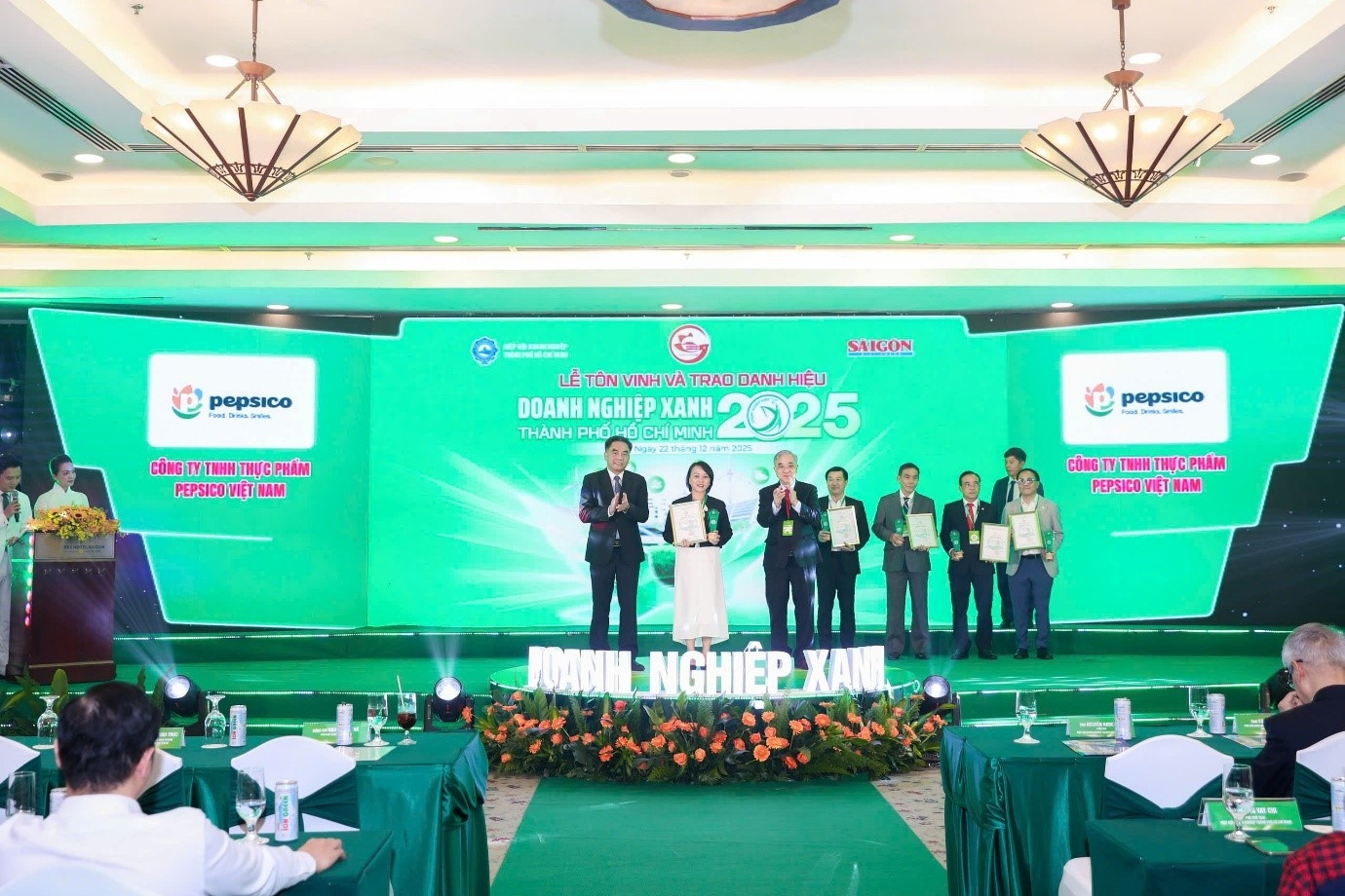  PepsiCo Foods Việt Nam nhận danh hiệu Doanh nghiệp Xanh TP.HCM 2025 