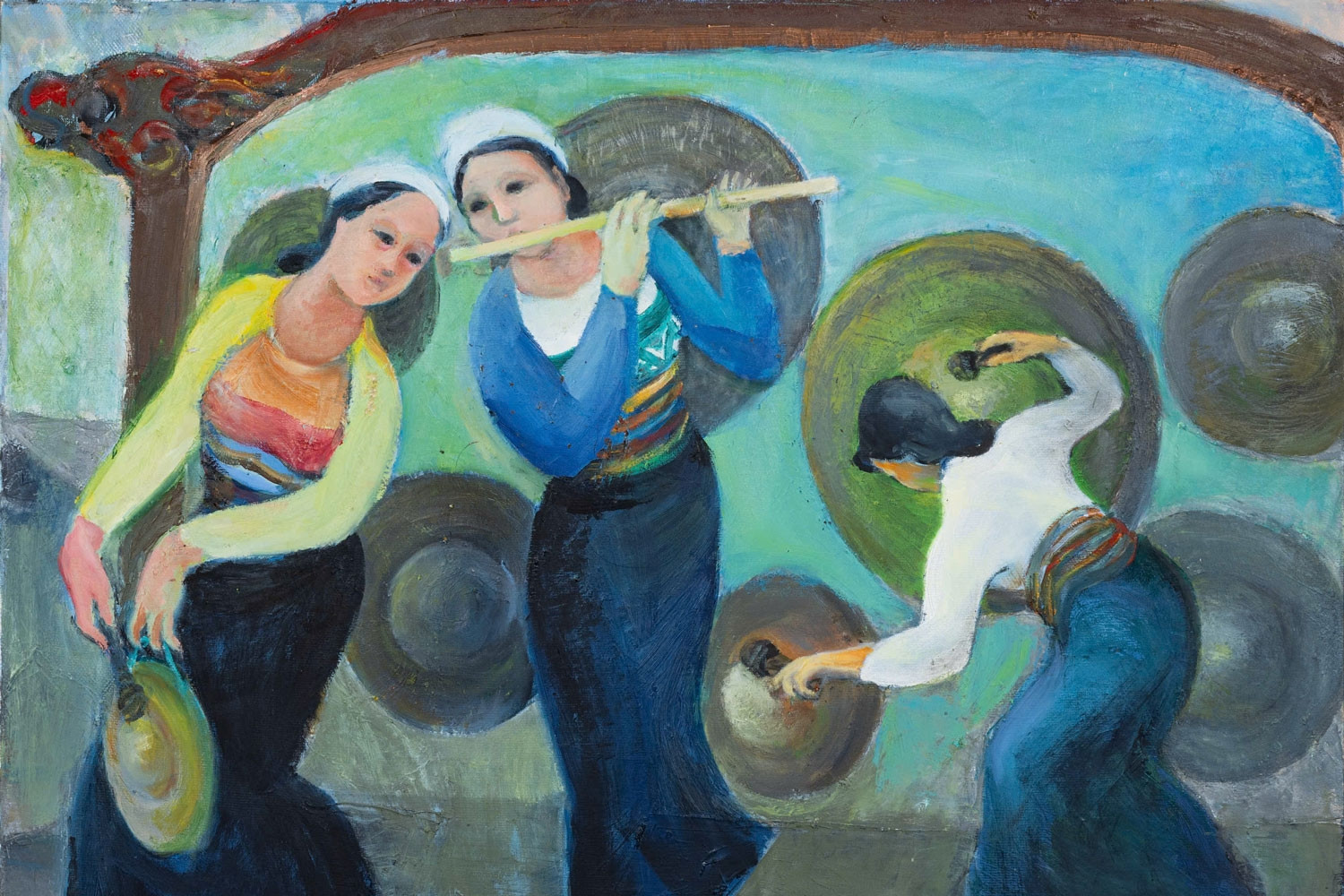 Nét đẹp đồng bào các dân tộc Việt Nam qua nét vẽ của Phan Ngọc Khuê