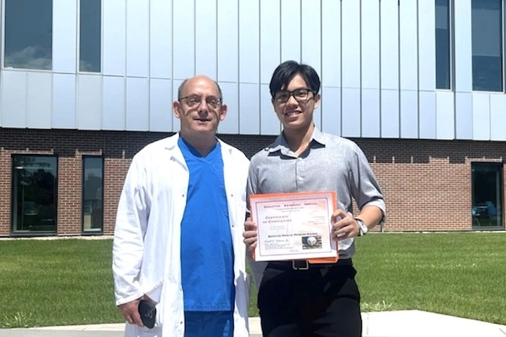 Âu Nhật Huy thôi học tiến sĩ Trường ĐH Y khoa Phạm Ngọc Thạch