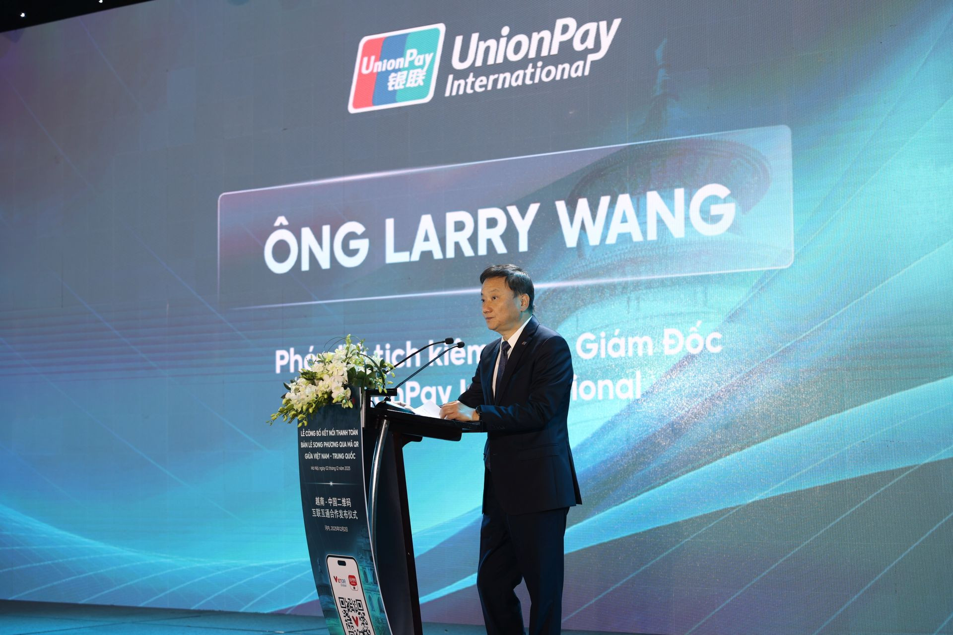 A5 Ông Larry Wang  Phó chủ tịch kiêm Tổng Giám đốc UnionPay International.JPG
