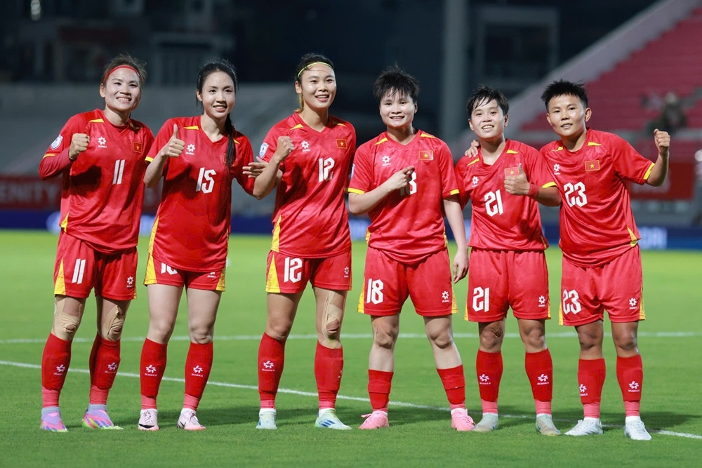 Bảng xếp hạng bóng đá Nữ SEA Games 33 mới nhất