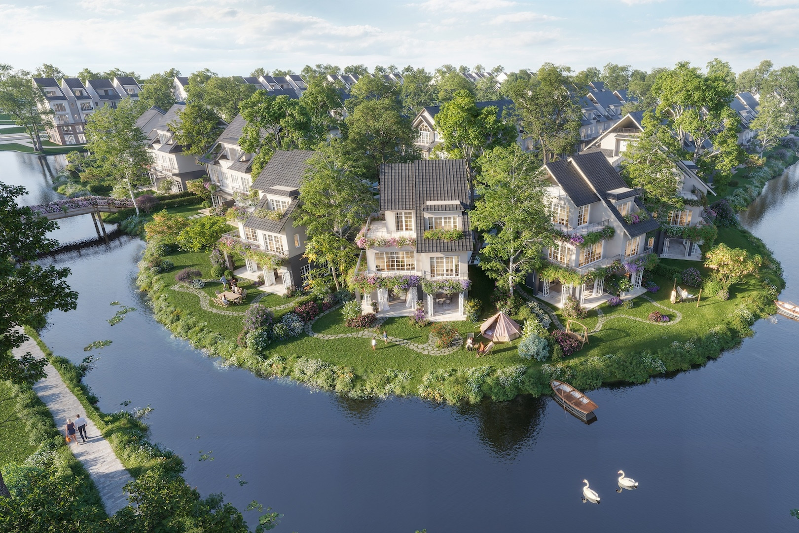 Ecopark ra mắt Central Island - ‘nhà giữa đảo xanh’ tại Nghệ An