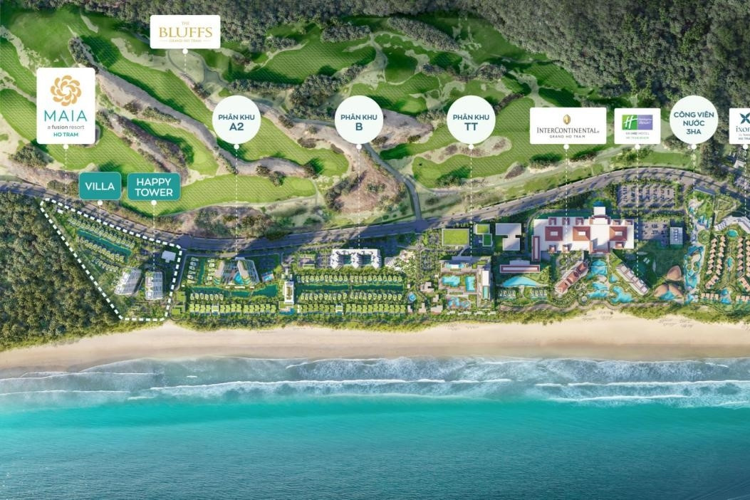 The Grand Ho Tram: Thủ phủ nghỉ dưỡng - vui chơi - giải trí của TP.HCM