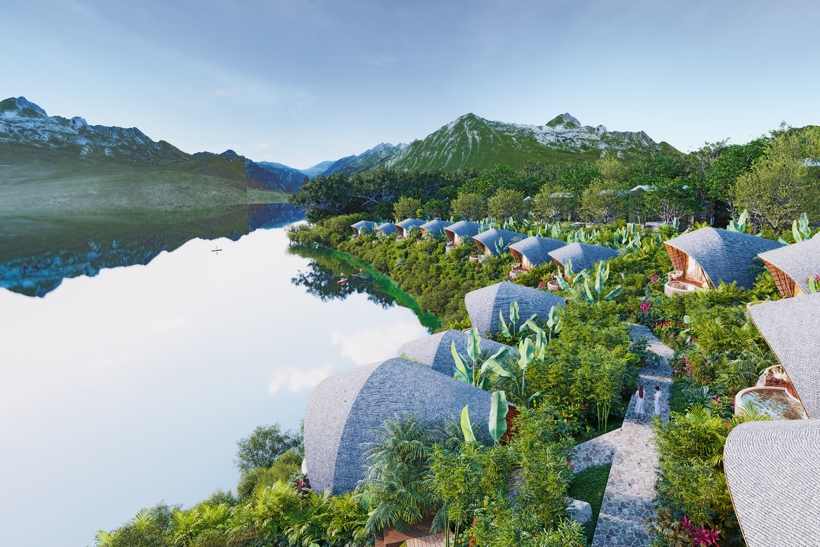 120ha mặt nước - nền tảng kiến tạo giá trị độc bản của Utopia Villas & Resort