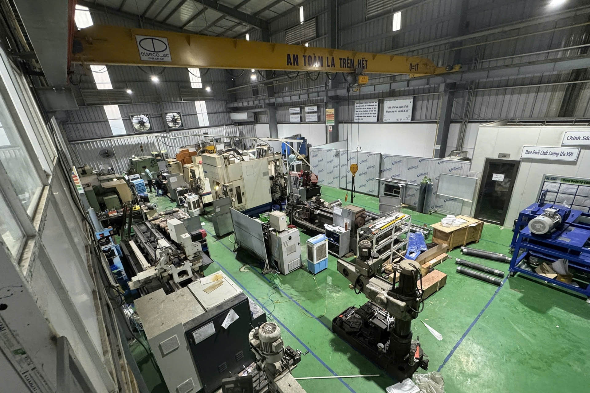 ASG và bài toán mở rộng sản xuất sản xuất xi lanh, trục vít