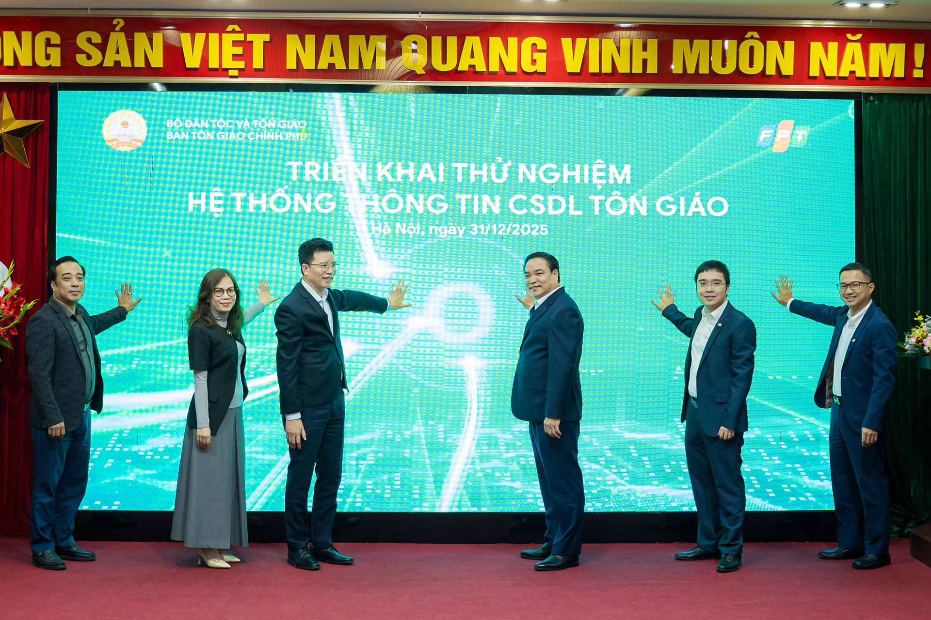 Bộ Dân tộc và Tôn giáo triển khai thử nghiệm Hệ thống thông tin Cơ sở dữ liệu Tôn giáo