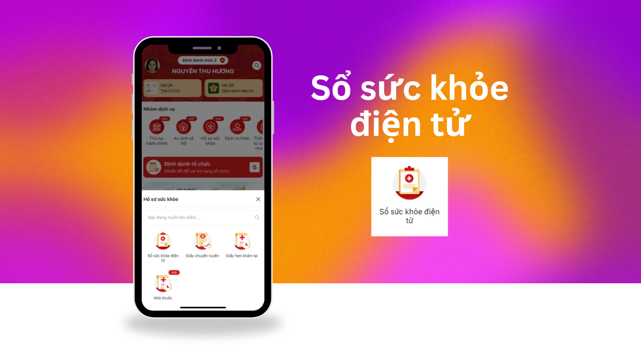 Hướng dẫn cách tra cứu và sử dụng sổ sức khỏe điện tử trên VNeID