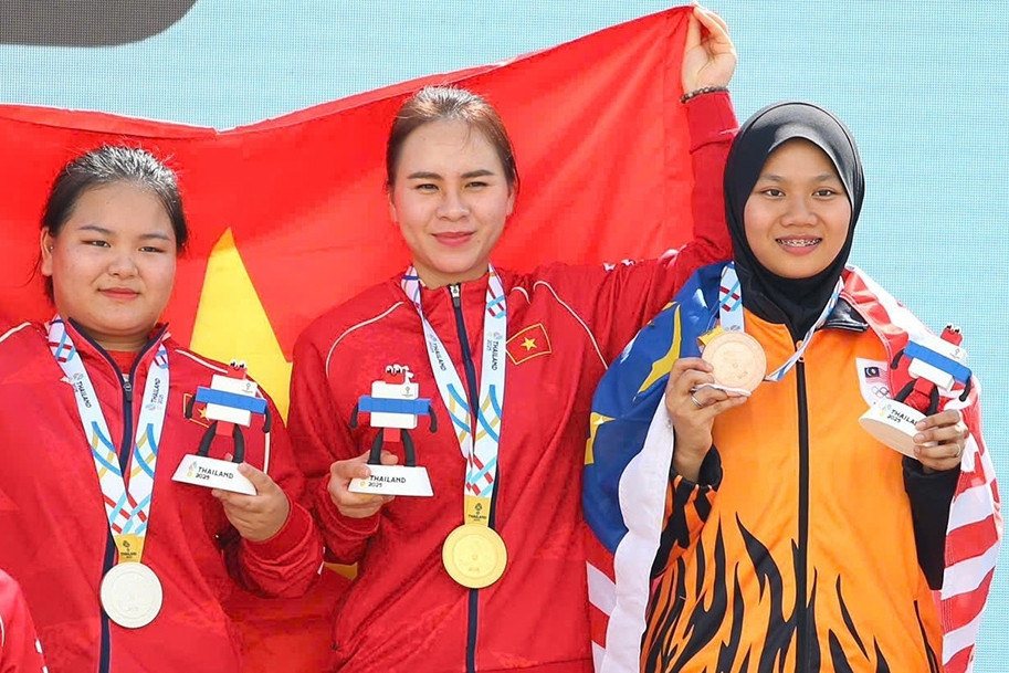 Trịnh Thu Vinh giữ vững danh hiệu VĐV số 1 thể thao Việt Nam