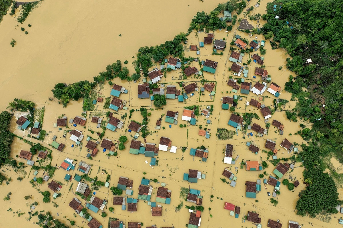 Điều đặc biệt ở nơi lũ đến cả làng nổi theo con nước