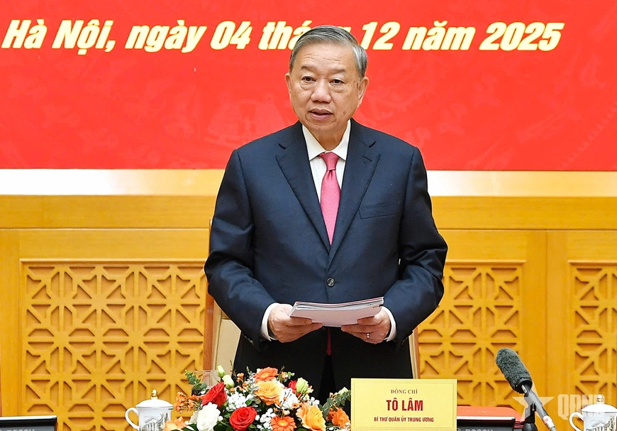 Tổng Bí thư Tô Lâm, Bí thư Quân ủy Trung ương chủ trì Hội nghị Quân ủy Trung ương lần thứ mười lăm